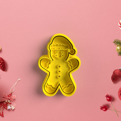 4.png STL file Cookie Cutter Christmas / Christmas Cookie Cutter・3D printing idea to download
