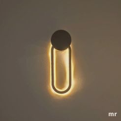 LÁMPARA-DE-PARED-ESTILO.jpg 3D-Datei 3D DRUCKBARE LED WANDLAMPE・Modell zum Herunterladen und 3D-Drucken