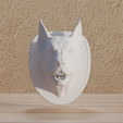 0001.png Fichier 3D Fichier : Animaux Trophée Chien au format numérique・Modèle imprimable en 3D à télécharger