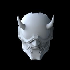H_Yokai.3551.jpg Fichier 3D Casque portable Halo Infinite Yokai Samurai pour l'impression 3D・Plan pour imprimante 3D à télécharger