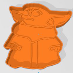 grogusoap.jpg Download free STL file Grogu Soap Mold • 3D printable design, zatamite