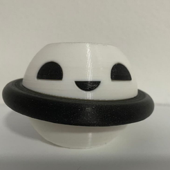 obrázek_2023-05-22_221352811.png STL-Datei Planet mit niedlichem Gesicht - Halter/Pflanzer・3D-Druck-Idee zum Herunterladen