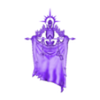 Banner-02-blank-no-arm.stl Kit de estandarte do Cruzado das Trevas II