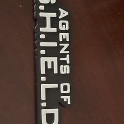 AGENTS OF S.H.I.E.L.D. Logo Display by MANIACMANCAVE3D