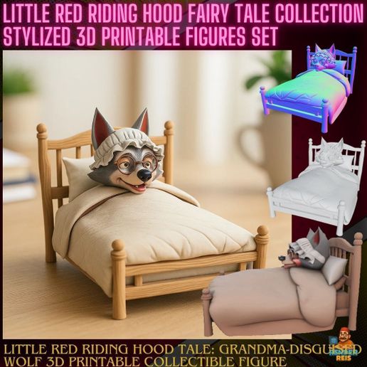 red riding hood wolf dressed as grandma When little red riding hood befriends the big bad wolf swipe to the last  photo to see the wolf disguised as grandma!   #littleredridinghood  #bigbadwolf #happyhalloween #dogcostume
