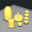 Untitled-1.jpg STL file Magic Acorn Needlecase 🪡🧵💕 + Bonus 👁🍄・3D printer model to download