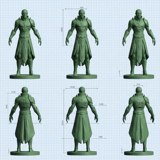 unnamed-9.jpg Dark Knight Warrior Statue - Fantasy Armor Figure | 3D Printable