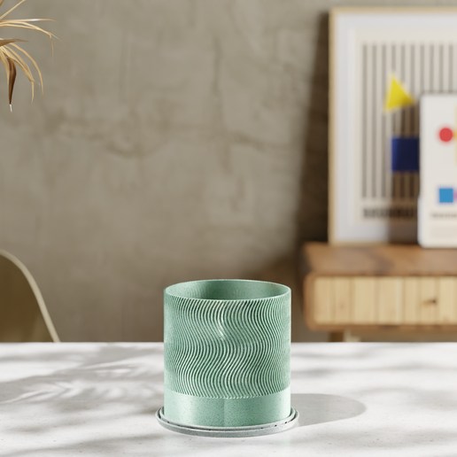 TidalFlow Planter + Base