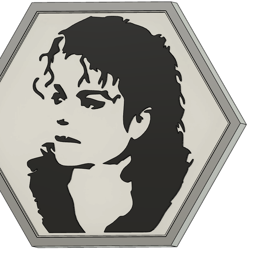 light portrait michael jackson 2 3D model