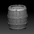 B1.jpg Wooden barrel for diorama