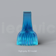 E_5_Renders_0.png Niedwica Vase E_5 | 3D printing vase | 3D model | STL files | Home decor | 3D vases | Modern vases | Floor vase | 3D printing | vase mode | STL