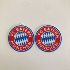 Bayer-Munchen.jpeg STL file Bayer Munich Keychain and Coat of Arms・3D printing idea to download, valentinobulgarelli67