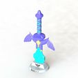 Render-2.jpg Master Sword Zelda Real Size Headset Stand and Controller Stand