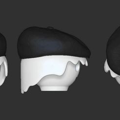 Captura.jpg STL file BOINA BERET NAPA CUSTOM PLAYMOBIL・3D printer model to download