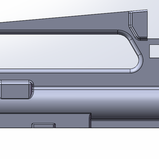 AR15/M16A2 UPPER RECEIVER 3D model
