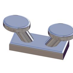 bita.jpg Fichier STL taquet bita taquet d'amarrage・Plan à imprimer en 3D à télécharger