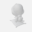 jasmin-5.png Figura Chibi Kawaii Princesa Jasmine - Coleccionable Disney Imprimible 3D con Base Alfombra Mágica