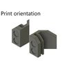 door_handle_print_orientation.jpg Ikea Lack Prusa Enclosure Alternative round magnet door knob