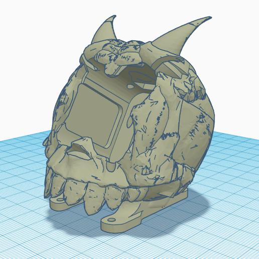 skullsession1.png Archivo STL gratis QAV-R 30* Go Pro Sesión 5 montaje en el cráneo・Diseño imprimible en 3D para descargar, 98sonomaman