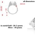 ring-369-parametrs.jpg Männer Totenkopf Ring 3D Modell