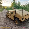 0407_2.jpg 3D PRINTED RC CAR HMMWV (Humvee Hummer) BODY 2 in 1 set BY AN3DRC