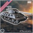 1-PREM-3F-SO-V09.jpg M36B2 Jackson Tank Destroyer (combat damaged version) - USA US Army Western Front Normandy Africa Bulge WWII D-Day