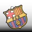 Modelo 3D - Llavero - Barcelona FC jpg5.jpg Key ring - FC Barcelona