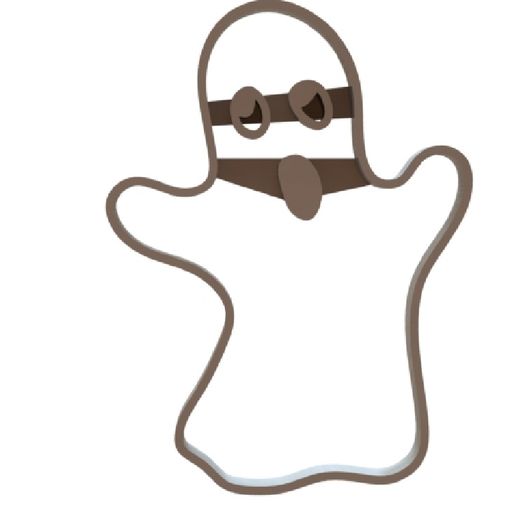 Ghost cookie cutter 3D model