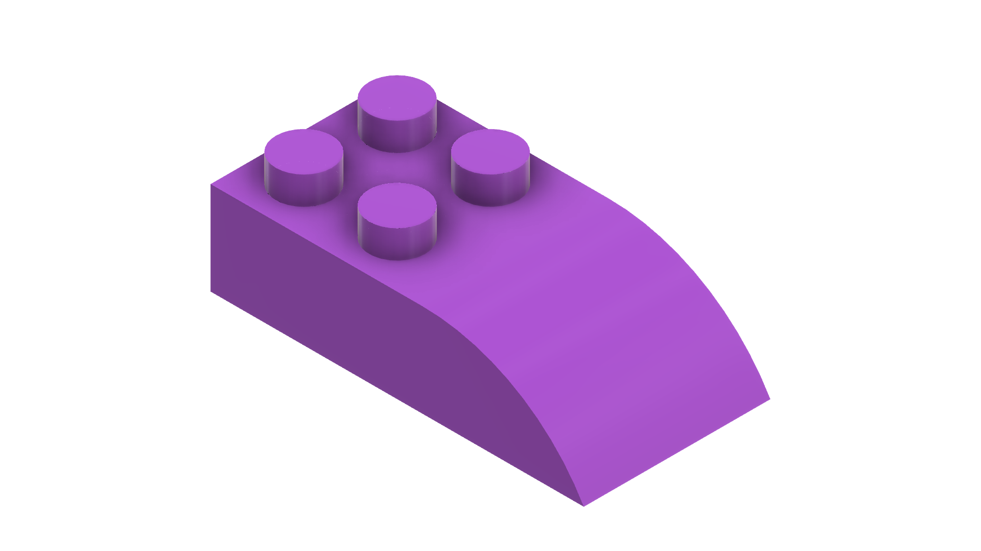 Bricks-Curved-Roof-2x2-v1.png STL file Building Bricks・Model to download and 3D print, Upcrid