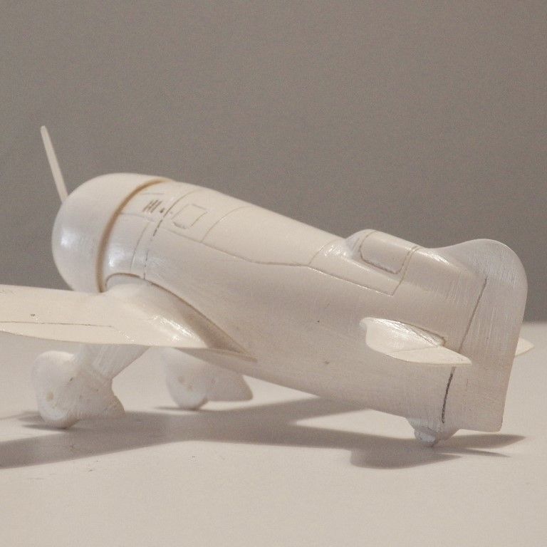 000_0007-01 (Medium).jpg STL-Datei Gee Bee R2 Golden Age Air Racer・Modell zum Herunterladen und 3D-Drucken, guaro3d