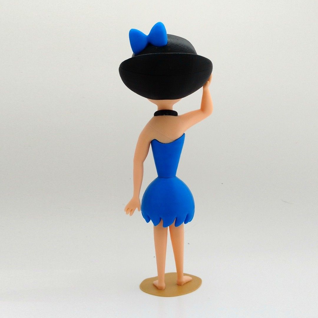 betty back1.jpg Download free file Betty Rubble • 3D print design, reddadsteve