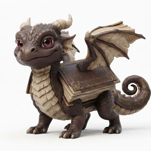 Bookwyrm — Living Ancient Book Dragon
