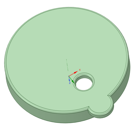 Soda can lid with straw hole - 3D model önizlemesi