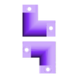 corner pieces (2).stl Inside and outside corner bracket for LED aluminium extrusion