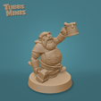 Dwarf_Side.png Bormund Battlebrew - Dwarf Cleric - Fantasy Miniature