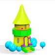 1.jpg HOUSE HOME CHILD CHILDREN'S PRESCHOOL TOY 3D MODEL KIDS TOWN KID TOON