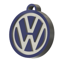 Volkswagen Logo por Nathan S, Descargar modelo STL gratuito
