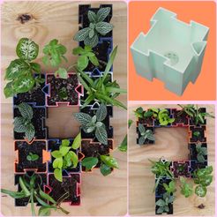 collage.jpg Interlocking and self watering planter