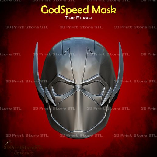 2.jpg GodSpeed aus The Flash - Fan Art 3D-Druck Modell