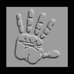untitled.png Fichier STL gratuit Panneau d'arrêt manuel・Plan à télécharger et à imprimer en 3D