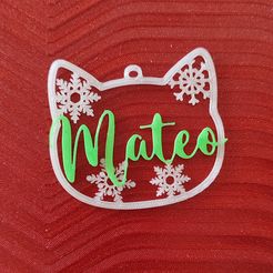 1699365186300.jpg Christmas ornament / personalized bauble with first name