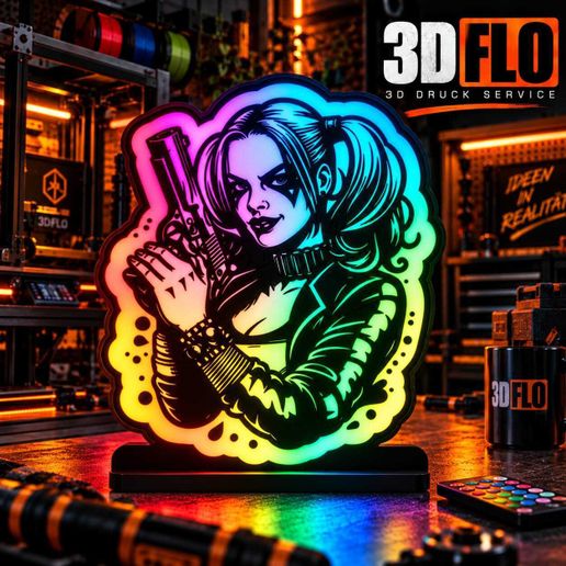 Harley Quinn Lampe 2