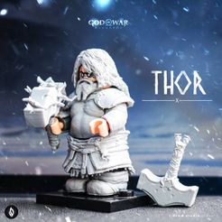IMG_7855.jpg Thor - God of war ragnarok - Custom  Minifigures