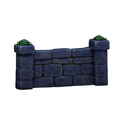 model.png stylized stone fence no.6