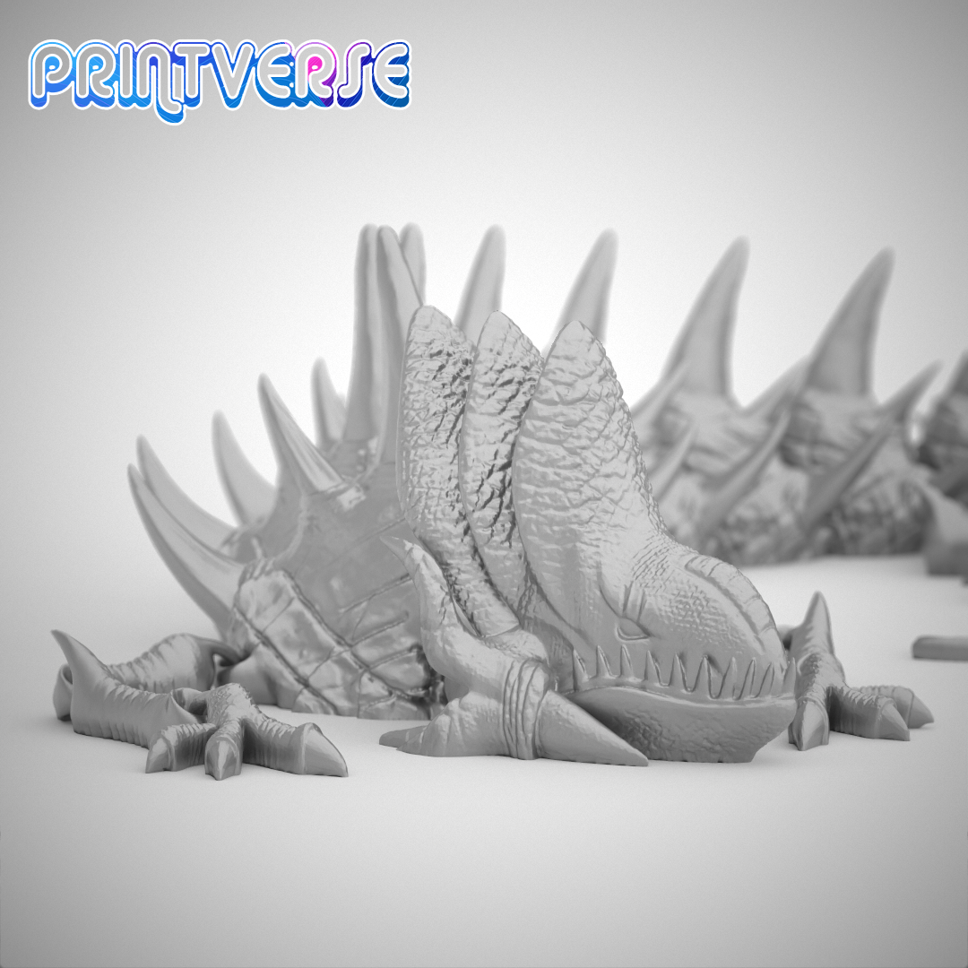Mythical-Dragon_Camera-2.png Fichier STL Impression de dragon mythique en place sans support・Modèle imprimable en 3D à télécharger, Printverse