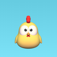 Cod385-Funny-Chicken-Keychain-1.png Funny  Chicken Keychain