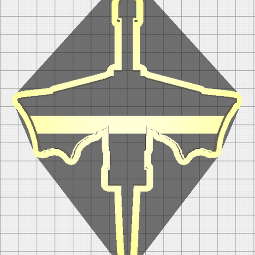 Download STL file Minecraft Ender Dragon Cookie Cutter • 3D printable