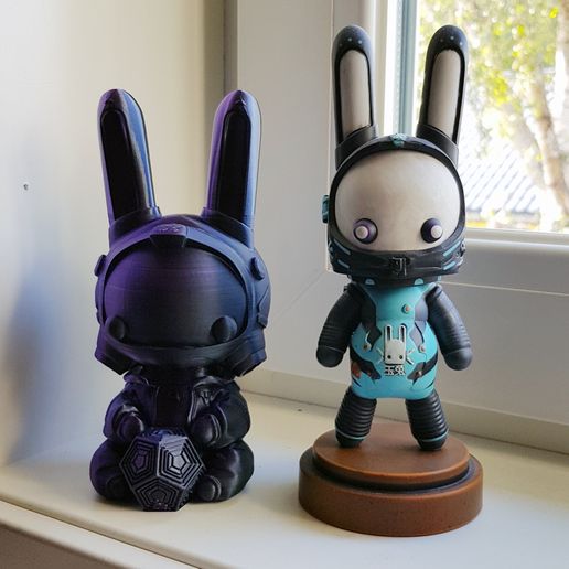 🐇 Destiny 2 Jade Rabbit Fanart Sitting figurine・Free STL File for 3D ...