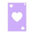 heart.stl DECK OF CARDS KEYCHAIN