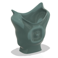 vase307 v4-01.png King coat vase cup vessel holder v307 for 3d-print or cnc